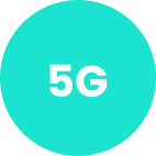 Logo 5G bleu