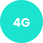 Logo 4G bleu