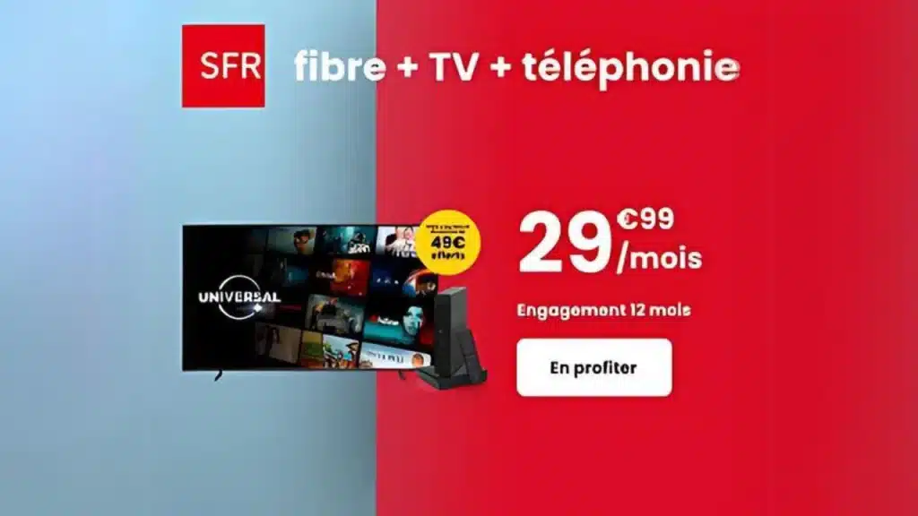 Offre combinée internet TV et mobile